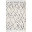 Off-White Braided Synthetic 3' x 5' Reversible Area Rug