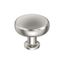 Polished Nickel Round Cabinet Knob with Mounting Hardware