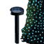 Blue Solar Powered Outdoor LED String Lights, 60 Lights