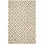 Ivory and Beige Hand-Tufted Wool Area Rug 4' x 6'