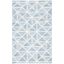 Handmade Abstract Blue Wool 6' x 9' Tufted Area Rug