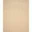 Hand-Knotted Beige Wool Rectangular 6' x 9' Area Rug