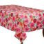 Santa Monica Floral Print Rectangular Fabric Tablecloth