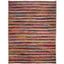 Multicolor Hand-Knotted Wool and Cotton 8' x 10' Area Rug