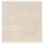 Ivory Square Hand-Knotted Jute 6' Area Rug