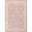 Pink and Gray Tufted Wool Medallion Area Rug