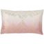 Blush and Gold Geometric Rectangular Accent Pillow