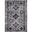 Gray Rectangular Non-slip Synthetic Area Rug