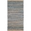 Cape Cod Blue and Natural Handmade Jute Area Rug