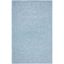 Blue Geometric Hand-Tufted Wool Area Rug 5' x 8'