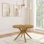 Verso 47'' Pecan Solid Wood Round Dining Table