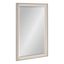 Kobert 20" x 30" Natural Linen Texture Rectangular Wall Mirror