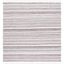 Ivory and Brown Striped Kilim 7' Square Wool Area Rug