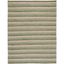 Boho-Chic Handwoven Striped Kilim Wool Area Rug - 6' x 9'