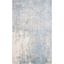 Mirage Blue Abstract Hand-Knotted Viscose 4' x 6' Rug