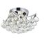 Corona 4-Light Chrome Flush Mount with Clear Royal Cut Crystal