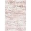 Abstract Elegance Beige & Pink Synthetic 4' x 6' Area Rug