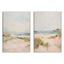 Tranquil Coastal Landscape Abstract Canvas Wall Art Set