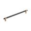 18-Inch Matte Black and Champagne Bronze Appliance Pull