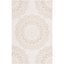 Ivory Floral Hand Tufted Wool 8' x 10' Area Rug