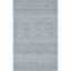 Light Blue Hand-Tufted Wool Rectangular Accent Rug 2' x 3'