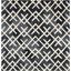 Graphite and Ivory Hand-Tufted Wool Square Area Rug