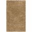 Beige Hand-Tufted Synthetic Shag Area Rug, 5 ft. x 8 ft.