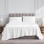 Queen White Cotton 400-Thread Count Sheet Set