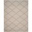 Coastal Charm Hand-Woven Gray Cotton 8' x 10' Area Rug