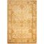 Elegant Ivory Hand-Knotted Wool Oushak Area Rug, 8' x 10'