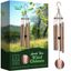 Nature's Melody 42-Inch Rose Gold Aluminum Wind Chimes