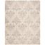 Renaissance Medallion Ivory Wool 8' x 10' Hand-Tufted Area Rug