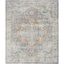 Denim Multi Floral Synthetic 8' x 10' Reversible Area Rug