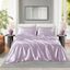 Lilac Full Satin Sheet Set with Extra Pillowcases