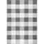 Gray Buffalo Plaid Washable Rectangular Area Rug