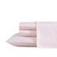 King Solid Pink Cotton Polyester Sateen Sheet Set