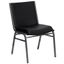 Heavy Duty Black Vinyl Metal Stackable Side Chair