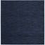 Midnight Blue 7' Square Non-slip Synthetic Rug