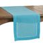 Turquoise Polyester Hemstitch Table Runner 16" x 72"