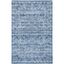 Blue Hand-Tufted Wool and Synthetic 4' x 6' Area Rug