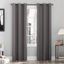 Gray Thermal Blackout Grommet Curtain Panel, 40" x 84"