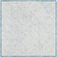 Elegant Traditions Hand-Tufted Wool Square Rug in Blue/Ivory