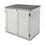 Suncast 34 Cu Ft Vanilla Resin Horizontal Storage Shed