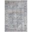 Gray Hand-Knotted Wool and Viscose 8' x 10' Rug