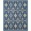 Royal Ivory High Pile Synthetic 8' x 10' Area Rug