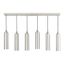 Ardmore Brushed Nickel 6-Light Modern Island Pendant