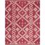 Handmade Red Wool Abstract Tufted 8' x 10' Rug