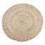 Natural Woven Jute Round Placemats Set of 4