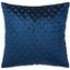 Royal Blue Embroidered Square Decorative Pillow - 19" x 19"