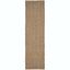 Emory Hand-Knotted Geometric Beige Jute Runner Rug, 2'3" x 6'